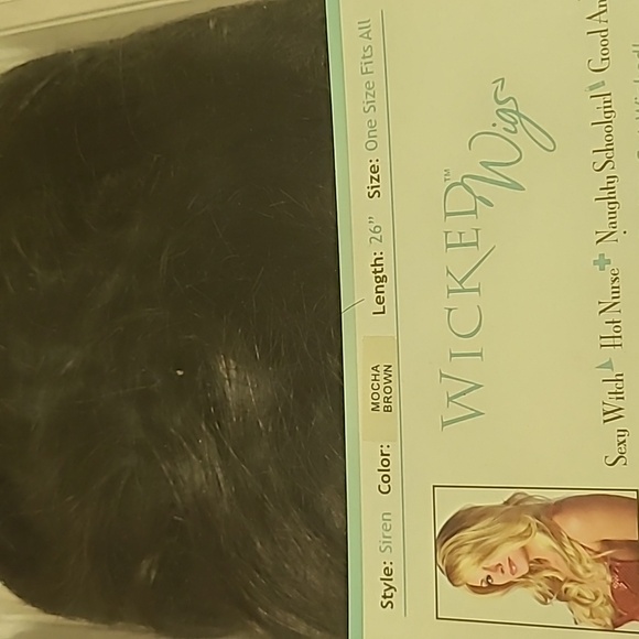 Siren mocha Brown wicked wigs 26-in length NWT - Picture 3 of 6